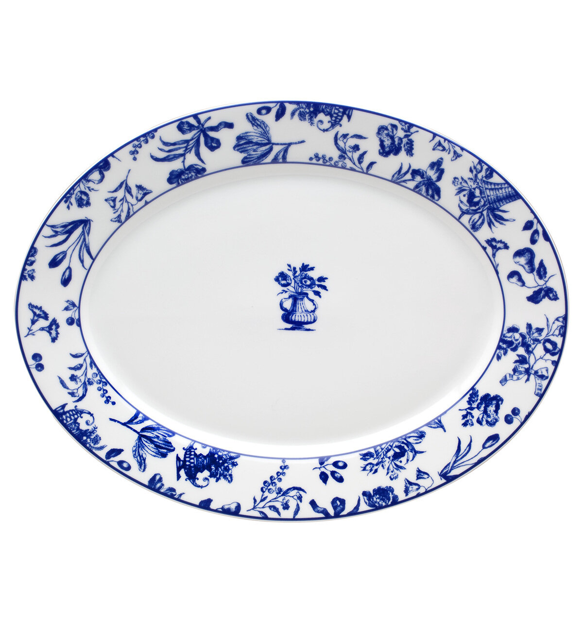 Vista Alegre Chintz Azul Small Oval Platter, MPN: 21107163, 5601266023212