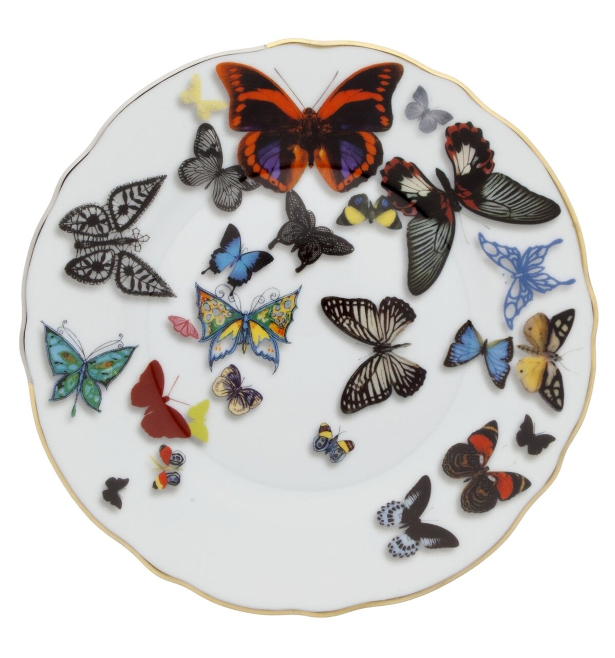 Vista Alegre Christian Lacroix Butterfly Parade Bread & Butter Plate