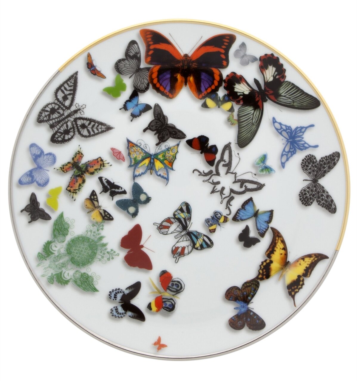 Vista Alegre Christian Lacroix Butterfly Parade Dessert Plate