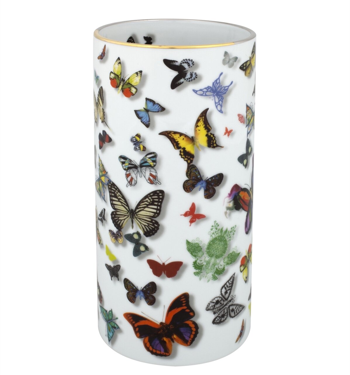 Vista Alegre Christian Lacroix Butterfly Parade Vase with Gift Box