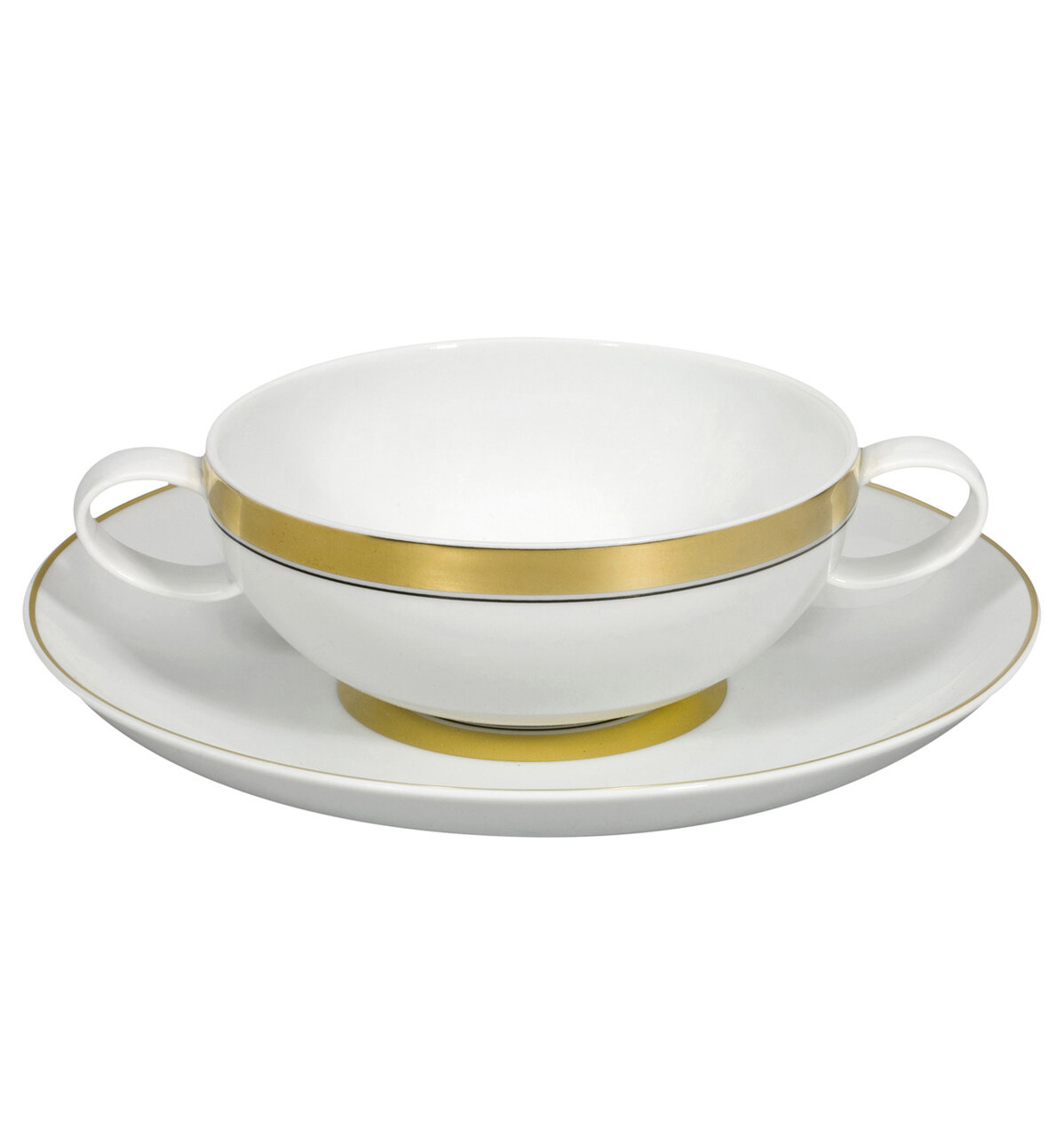 Vista Alegre Domo Gold Consomme Cup &amp; Saucer, MPN: 21100869,