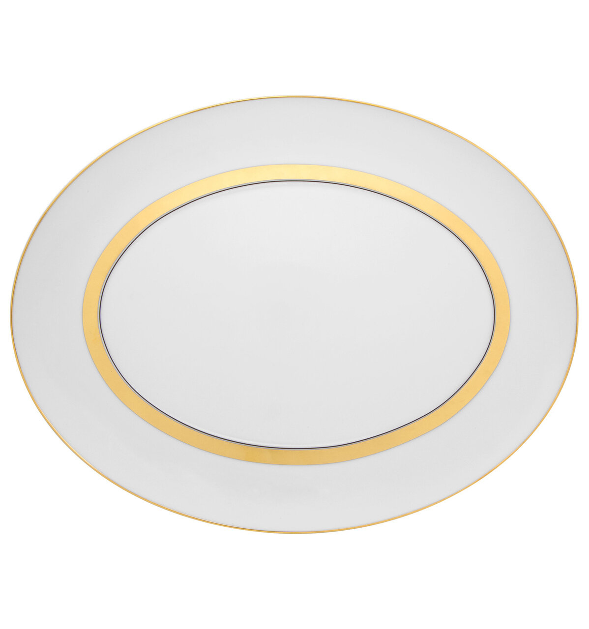 Vista Alegre Domo Gold Small Oval Platter, MPN: 21100867,