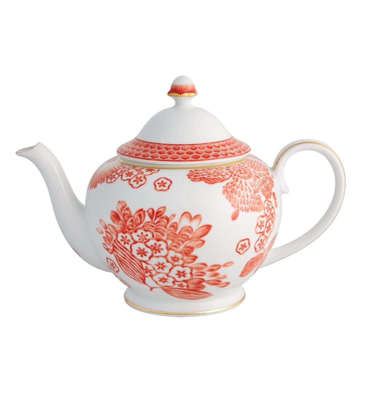 Vista Alegre Oscar De La Renta Coralina Tea Pot, MPN: 21122255,