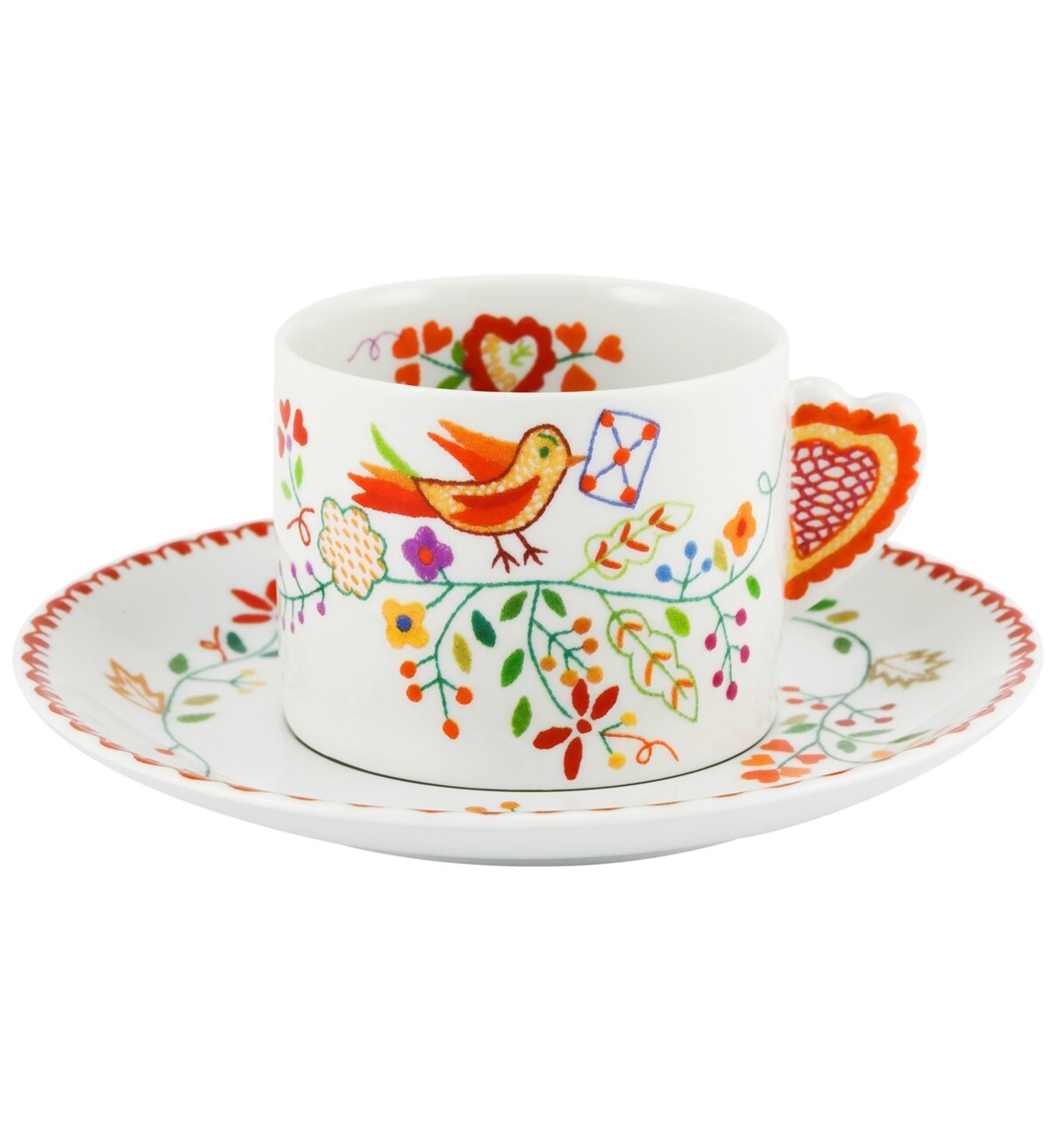 Vista Alegre Vila Verde Tea Cup Saucer B HomeBello