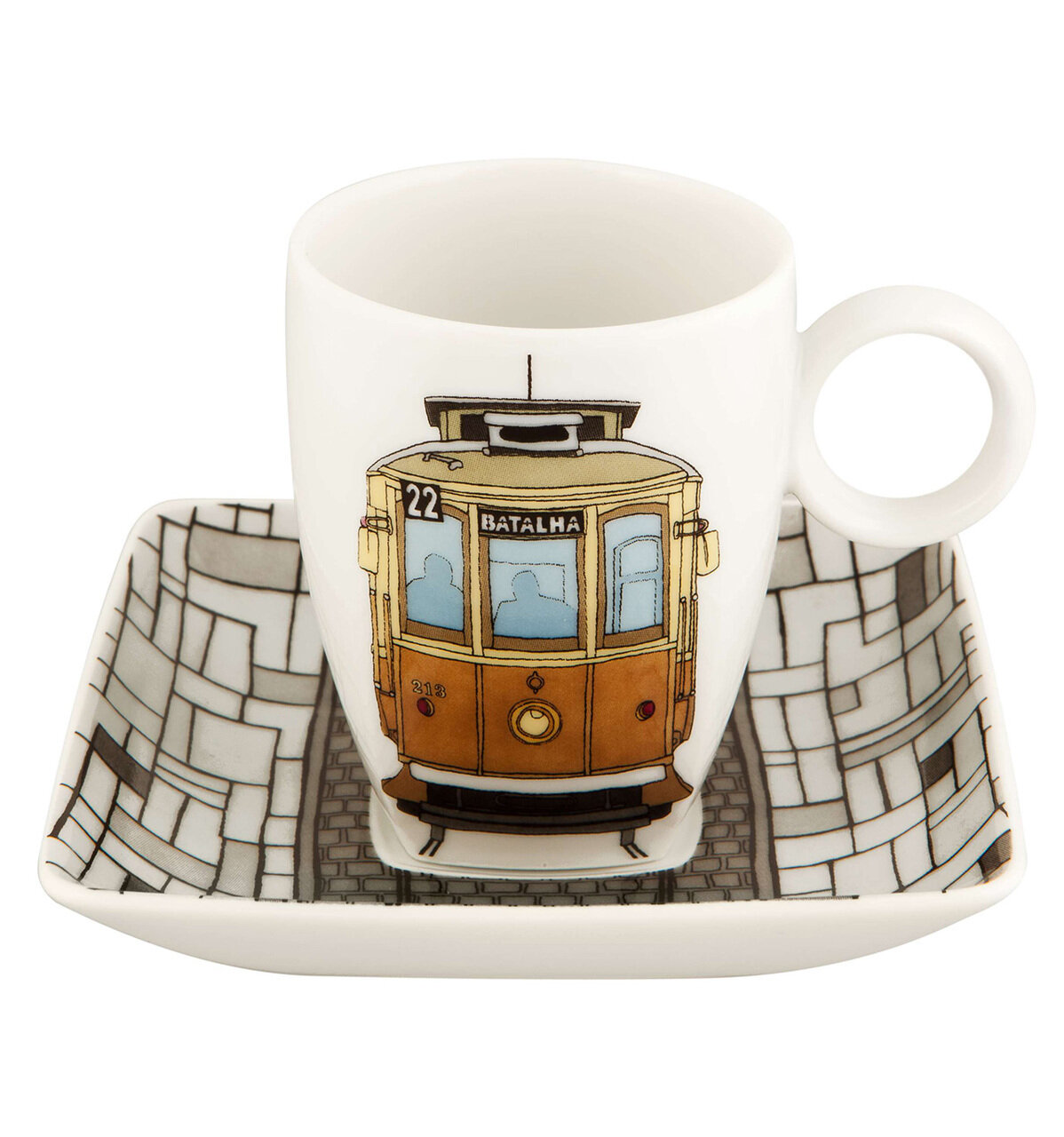 Vista Alegre Alma De Porto Coffee Cup &amp; Saucer Electrico, MPN: 21114206,