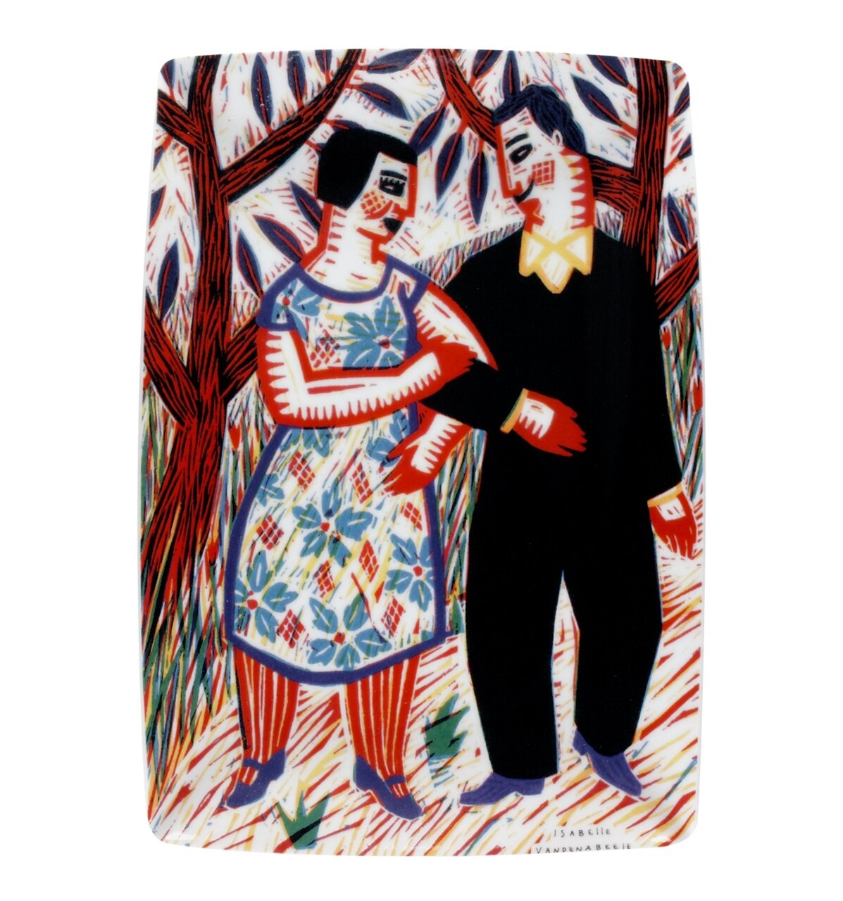 Vista Alegre Isabelle Vandenabeele Rectangular Plate, MPN: 21117006,