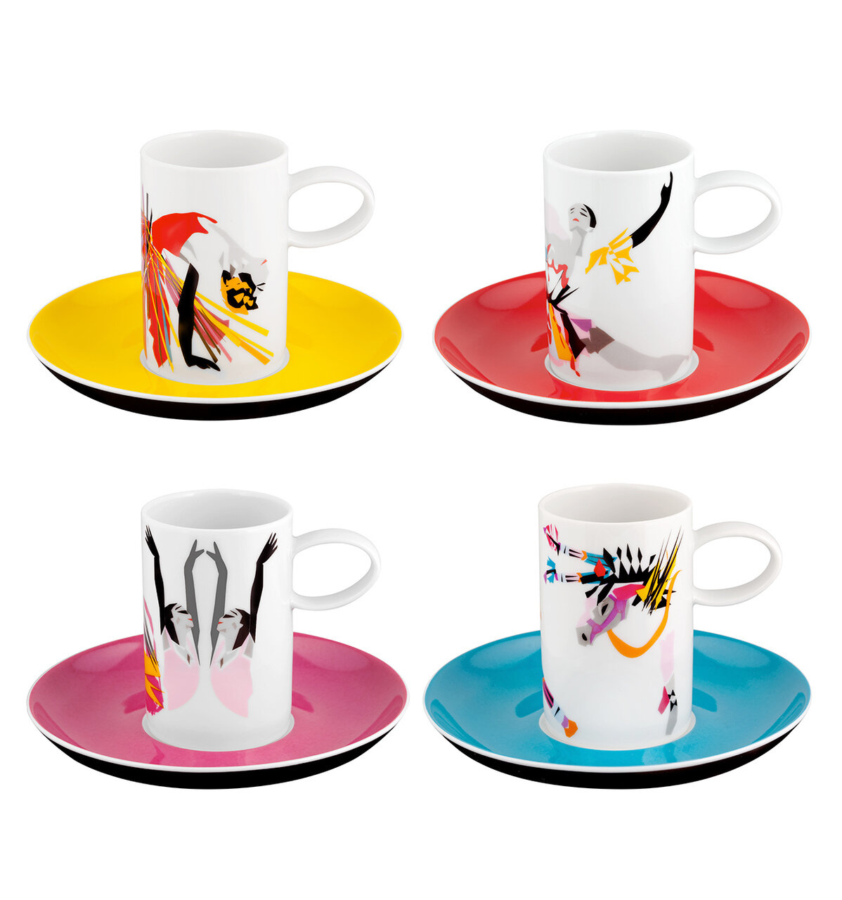 Vista Alegre Tchaikovsky Set of 4 Expresso Cups, MPN: 21112533,