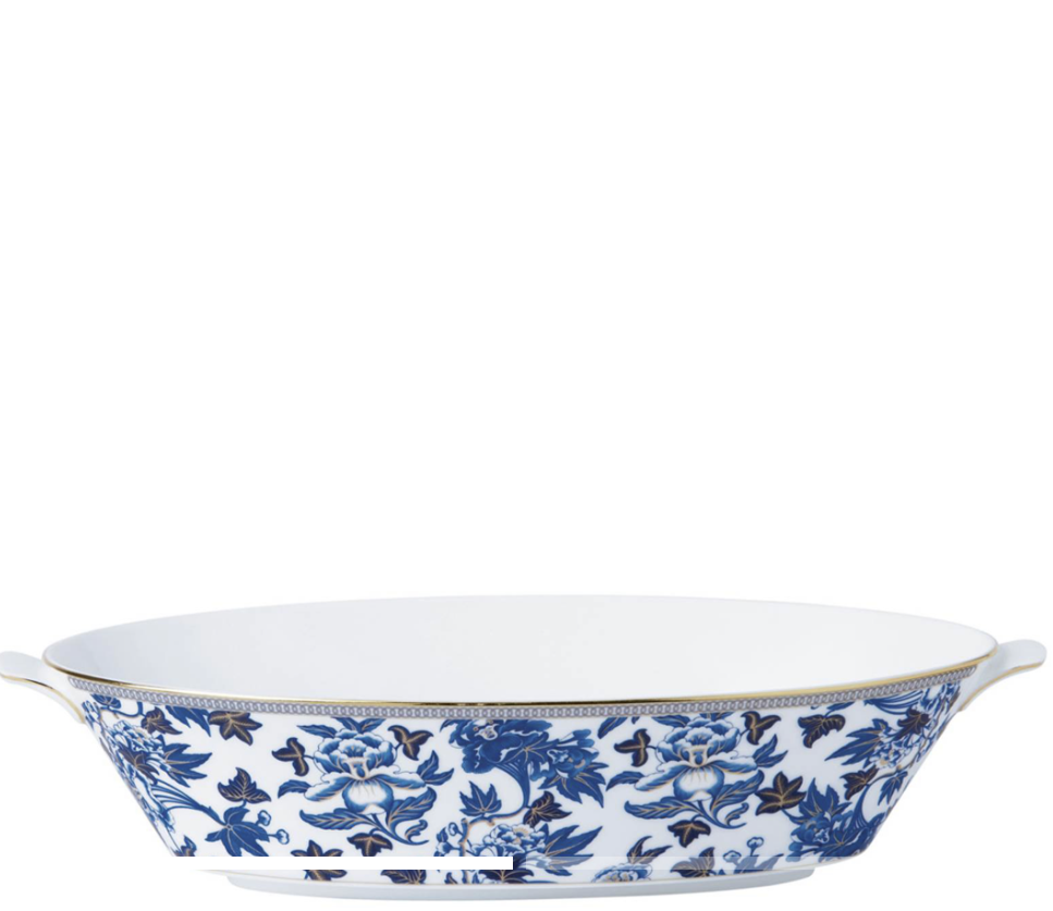 Wedgwood Hibiscus Oval Serving Bowl 1.3 Ltr
