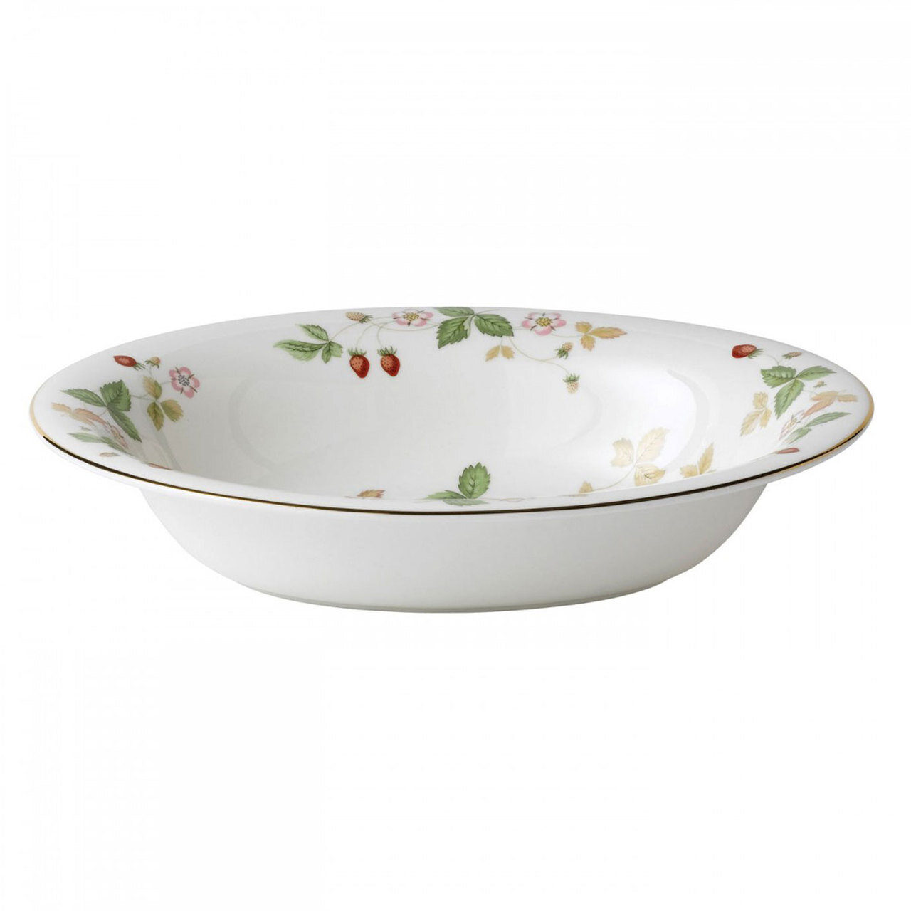 Wedgwood Wild Strawberry Open Vegetable Bowl Oval 9.75 Inch