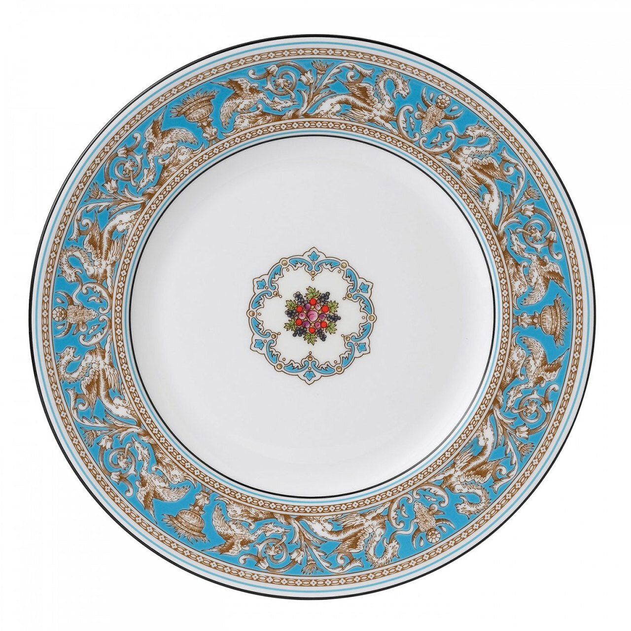 Wedgwood Florentine Turquoise Dinner Plate 10.75 Inch