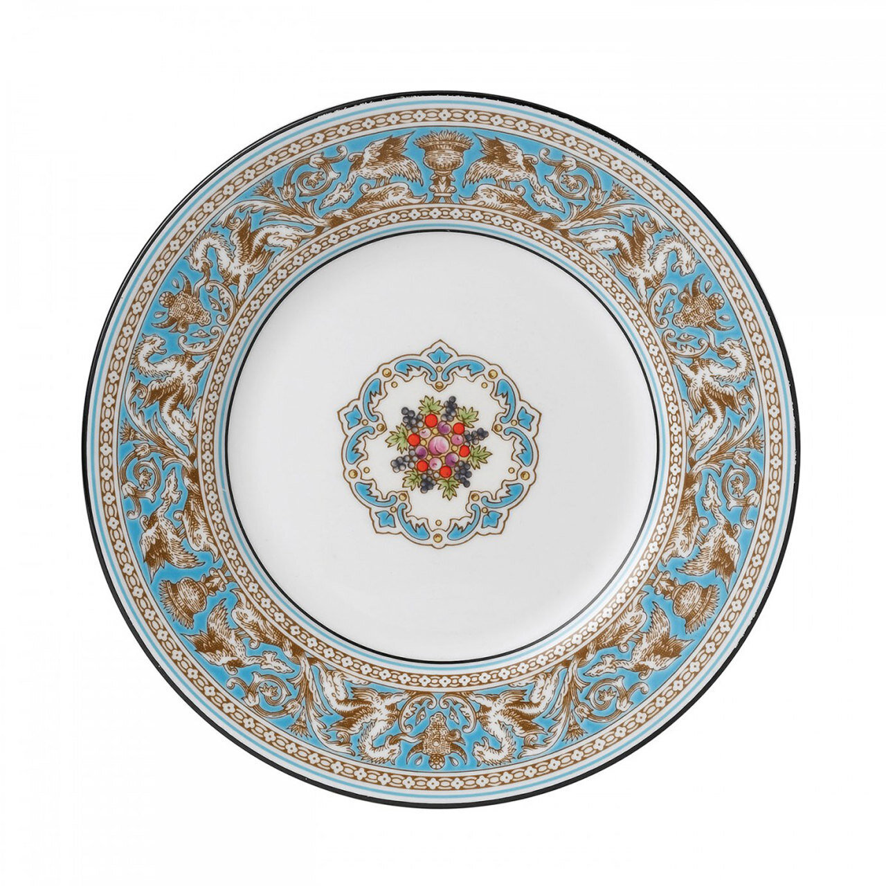 Wedgwood Florentine Turquoise Bread and Butter Plate 7 Inch
