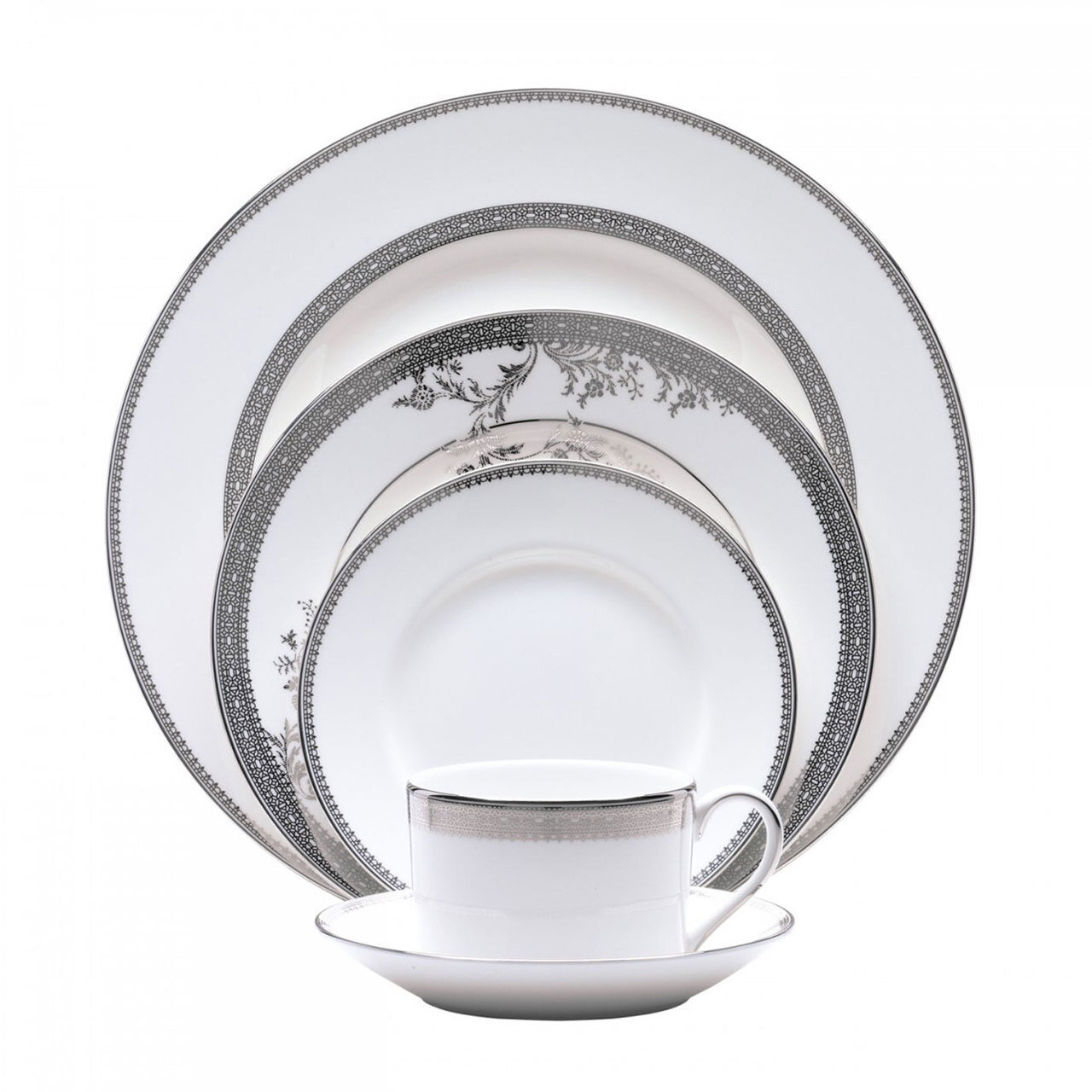 Vera Wang Vera Lace Five 5 Piece Place Setting, MPN: 50127207730, 32677958704