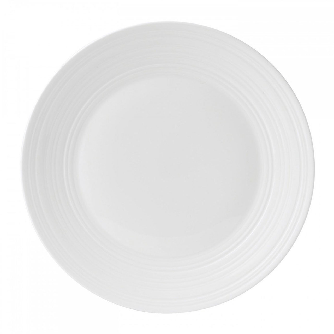 Wedgwood Jasper Conran White Bone China Dinner Plate Swirl 11 Inch
