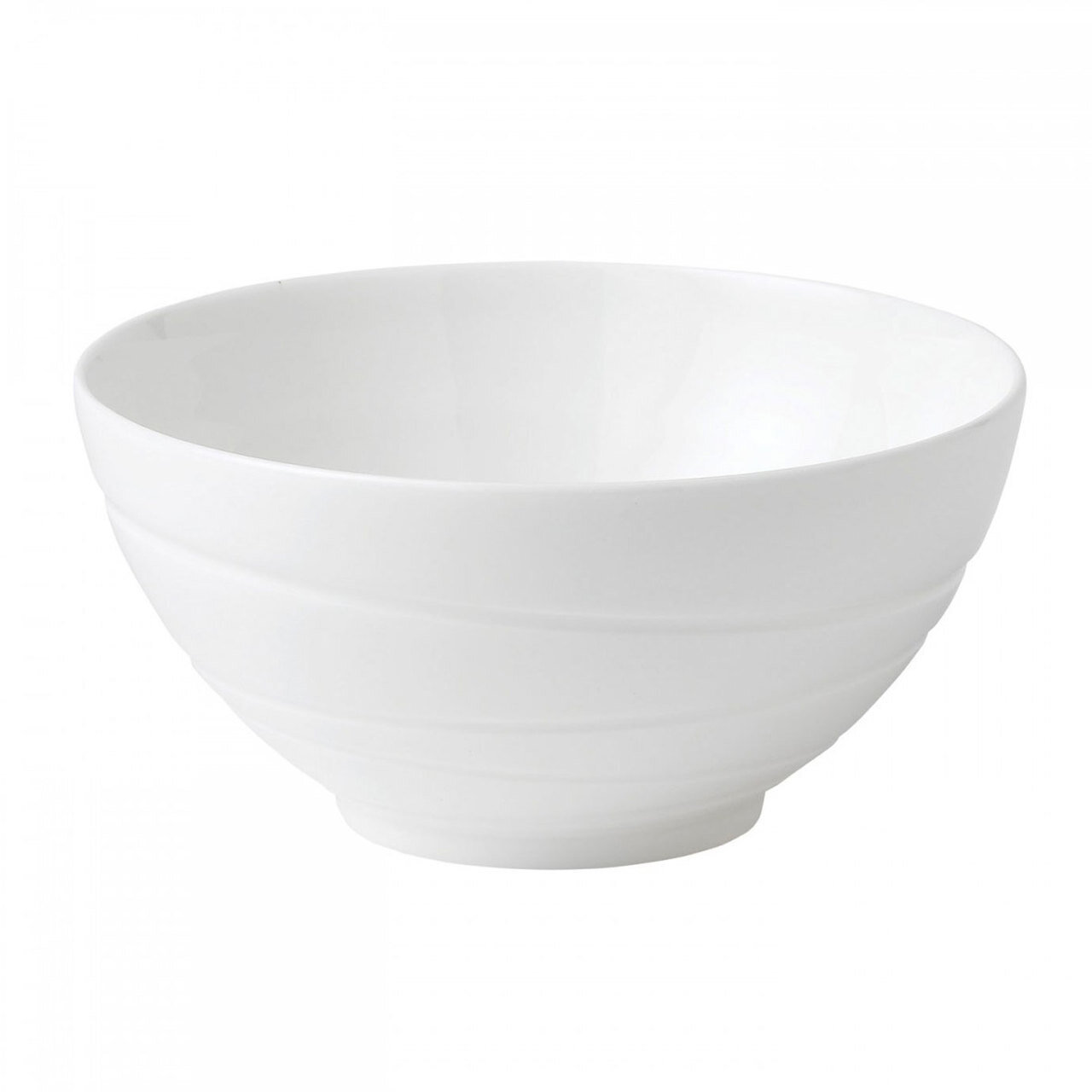 Wedgwood Jasper Conran White Bone China Gift Bowl Swirl 5.5 Inch