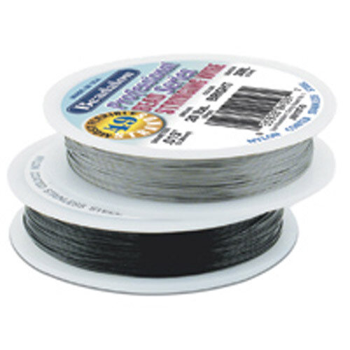 49 Black .015 Inch Diameter Beading Wire Beadalon CRD420/15, MPN: CRD420/15, 654207111344