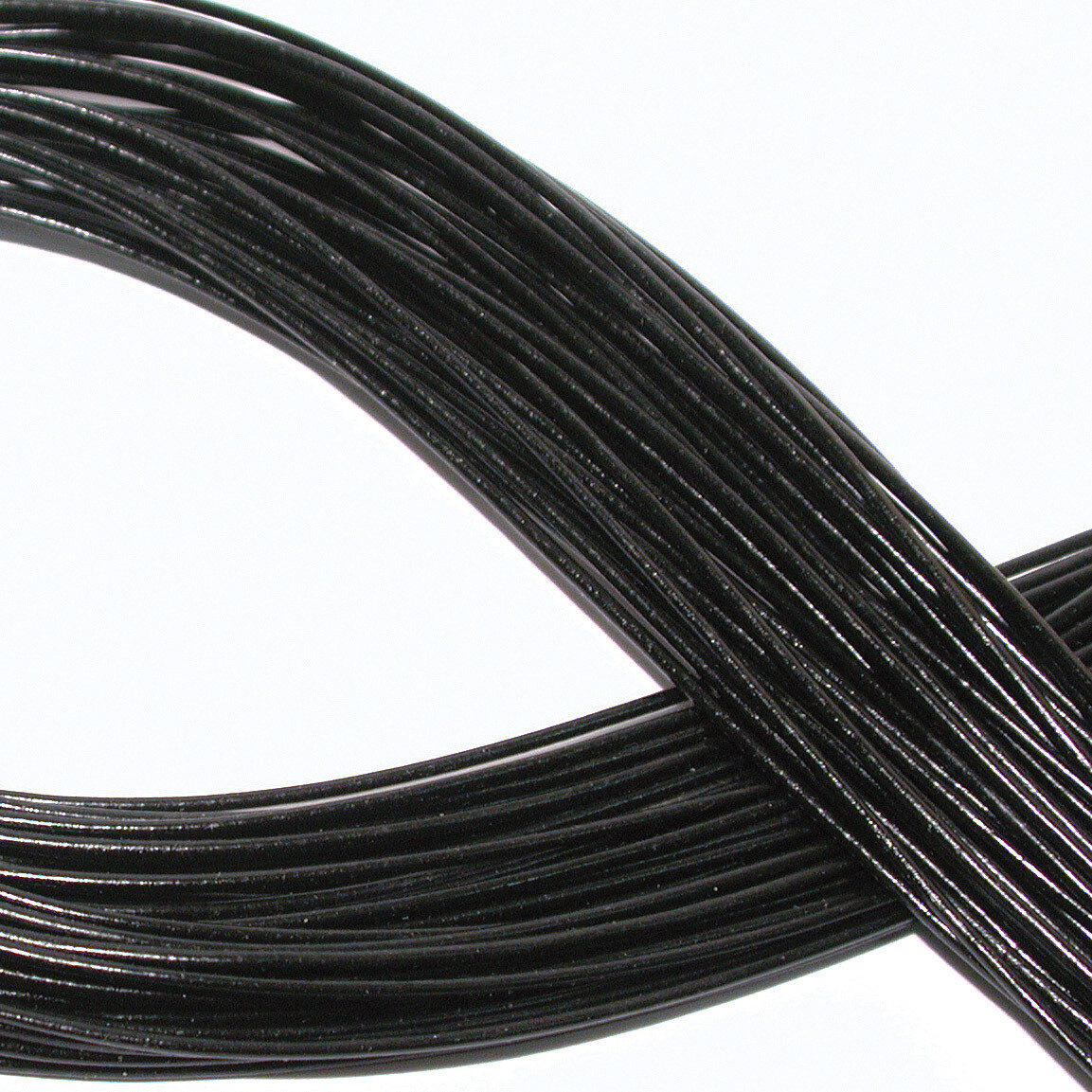 2 mm. 50 Meter Black Leather Cord Greek European CRD832/2.0-50, MPN: CRD832/2.0-50, 790524592135