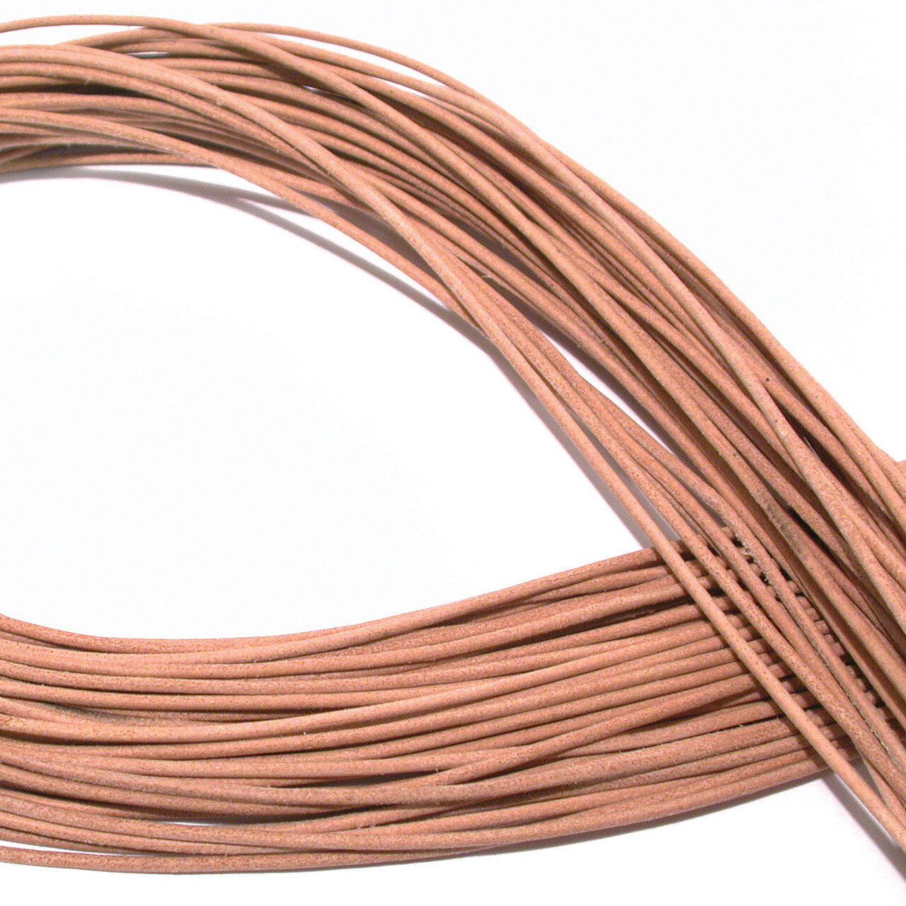 1.5 mm. 50 Meter Natural Leather Cord Greek European CRD837/1.5-50