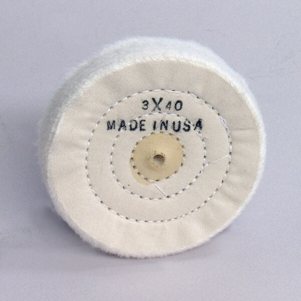 Fine X 3 X 40 - 3-Row Stitched Cotton Buff JT1179