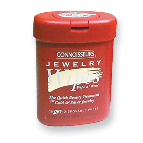 Connoisseurs Disposable Jewelry Wipes JT1976