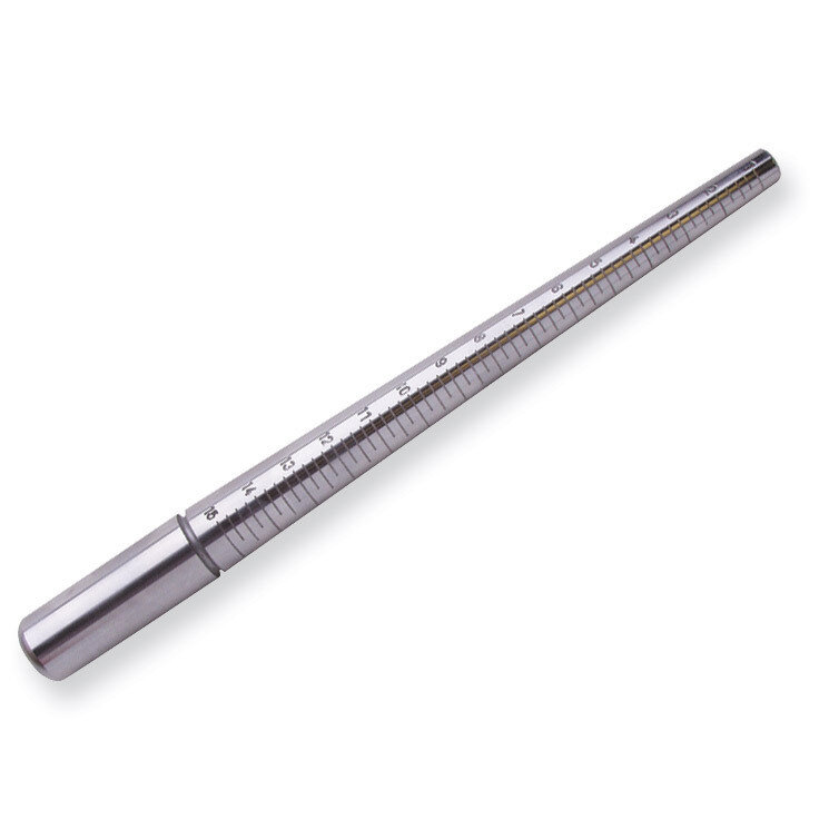 Round (Sizes 1-15) Steel Ring Mandrel JT3140, MPN: JT3140, 654207171065