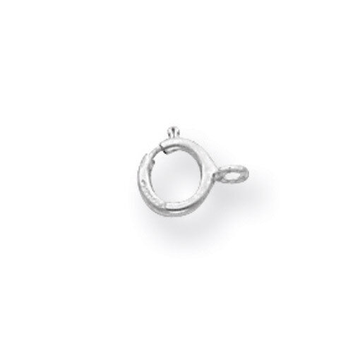 5.5mm Spring Ring With Open Ring Clasp Sterling Silver SS3421