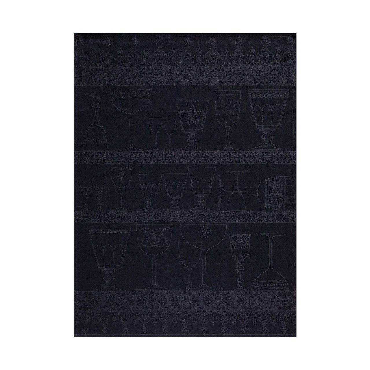 Le Jacquard Francais Cristal Slate Crystal Towel 24 x 31