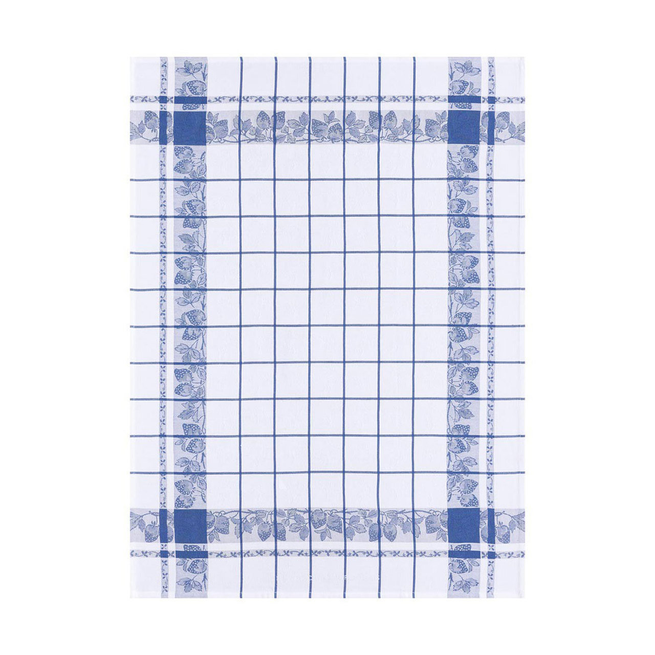 Le Jacquard Francais Fraises French Blue Tea Towel 24 x 31 Set of 4, MPN: 20550, 3660269205508