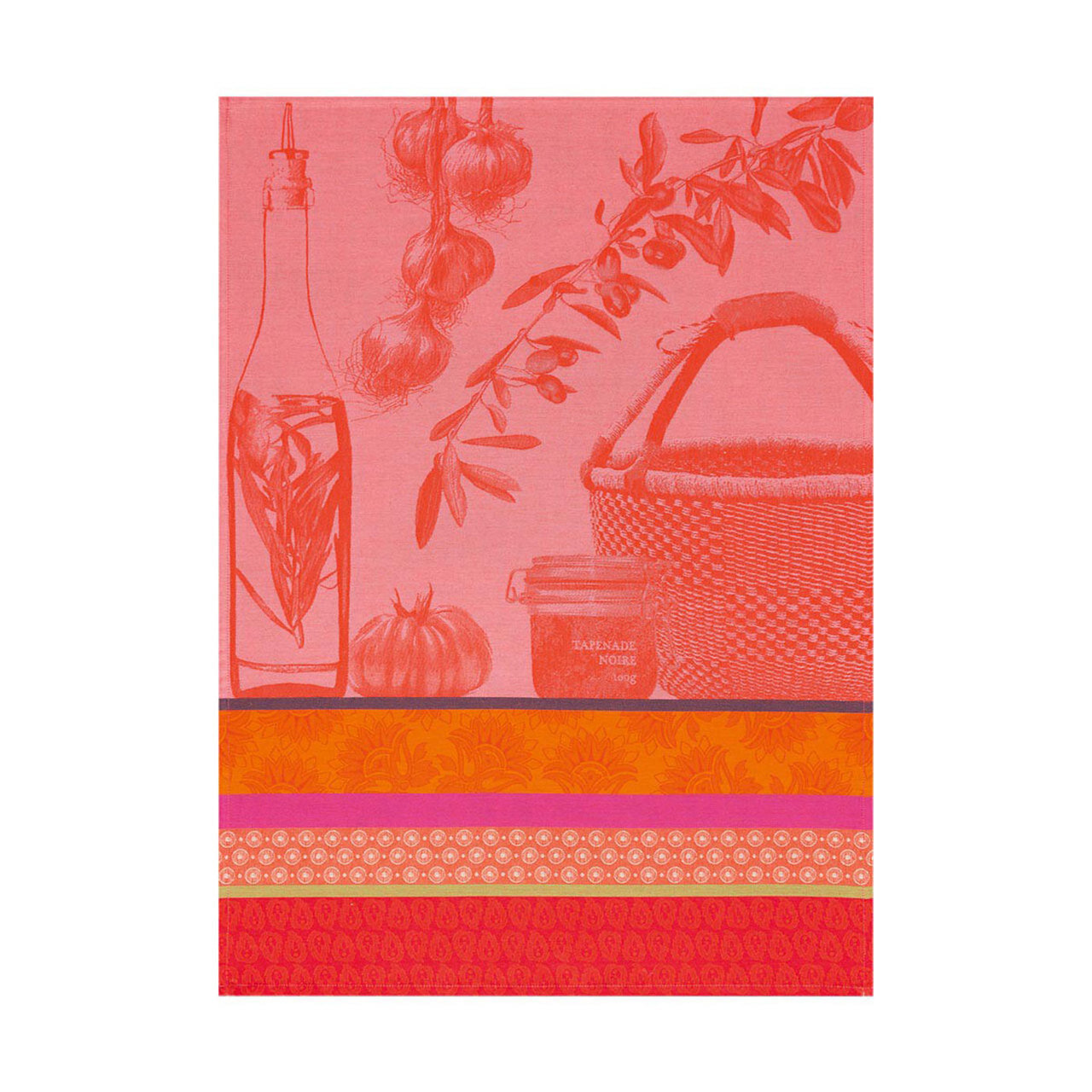 Le Jacquard Francais Saveurs De Provence Watermelon Tea Towel 24 x 31 Set of 4