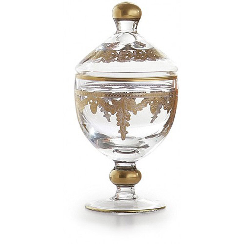 Arte Italica Baroque Gold Canister with Lid ST1063SOZ