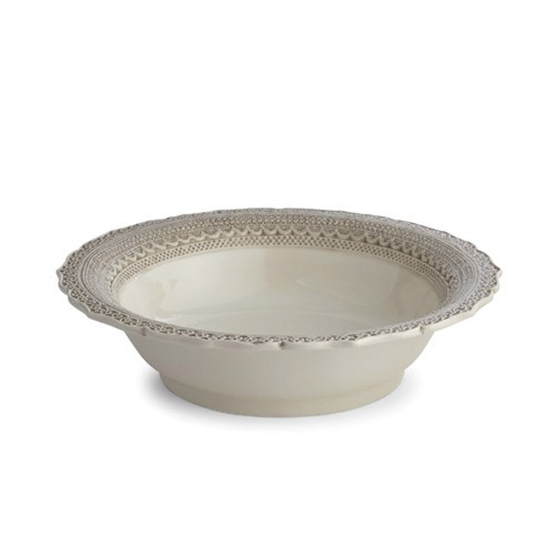 Arte Italica Finezza Cream Medium Serving Bowl FIN3304