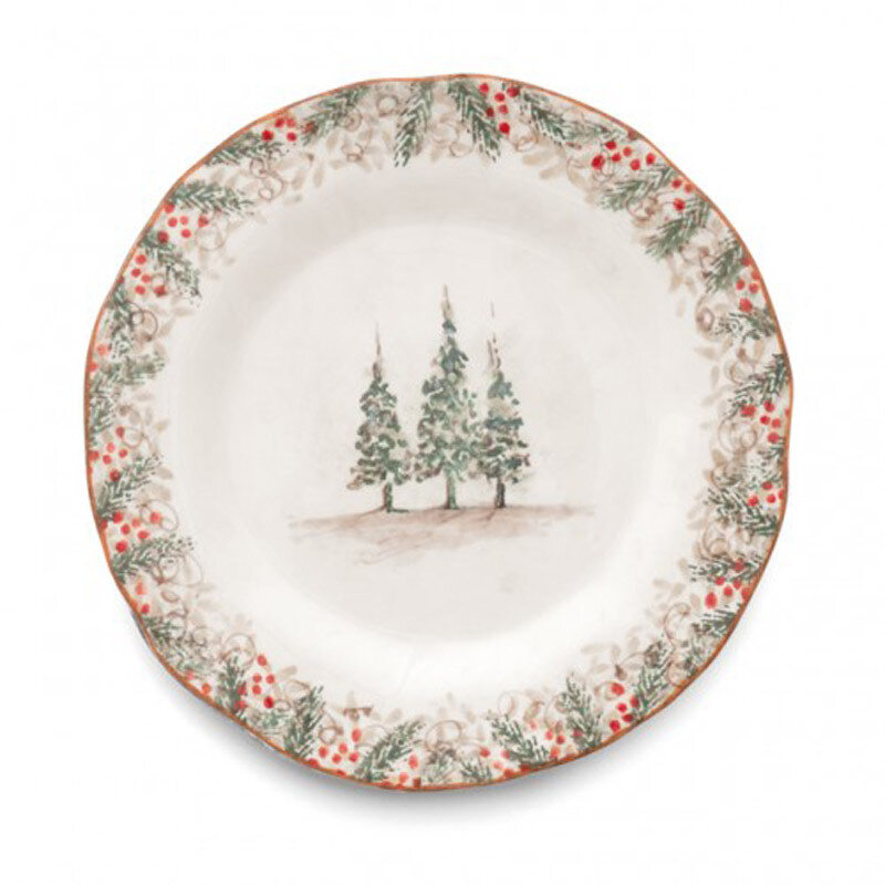 Arte Italica Natale Dinner Plate NAT9130