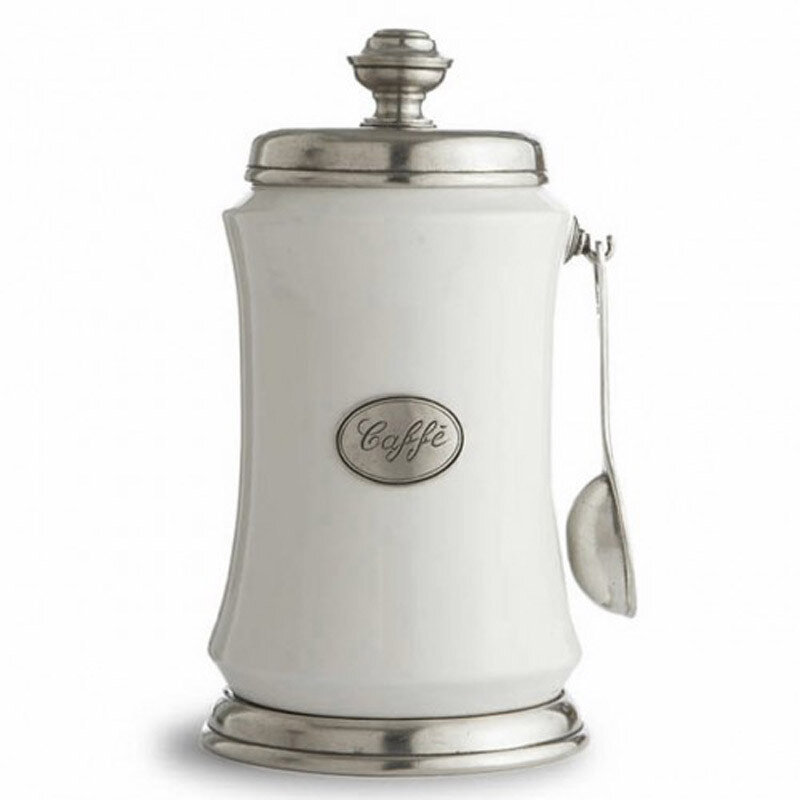 Arte Italica Tuscan Coffee Canister with Spoon P5128