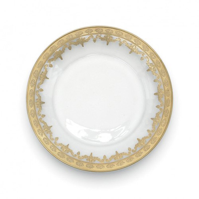 Arte Italica Vetro Gold Salad Dessert Plate S693/21/SOZ