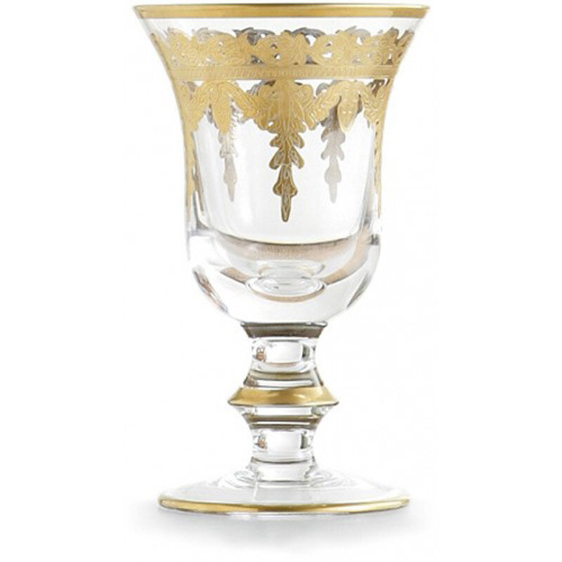 Arte Italica Vetro Gold Water Wine Glass SR19A/SOZ