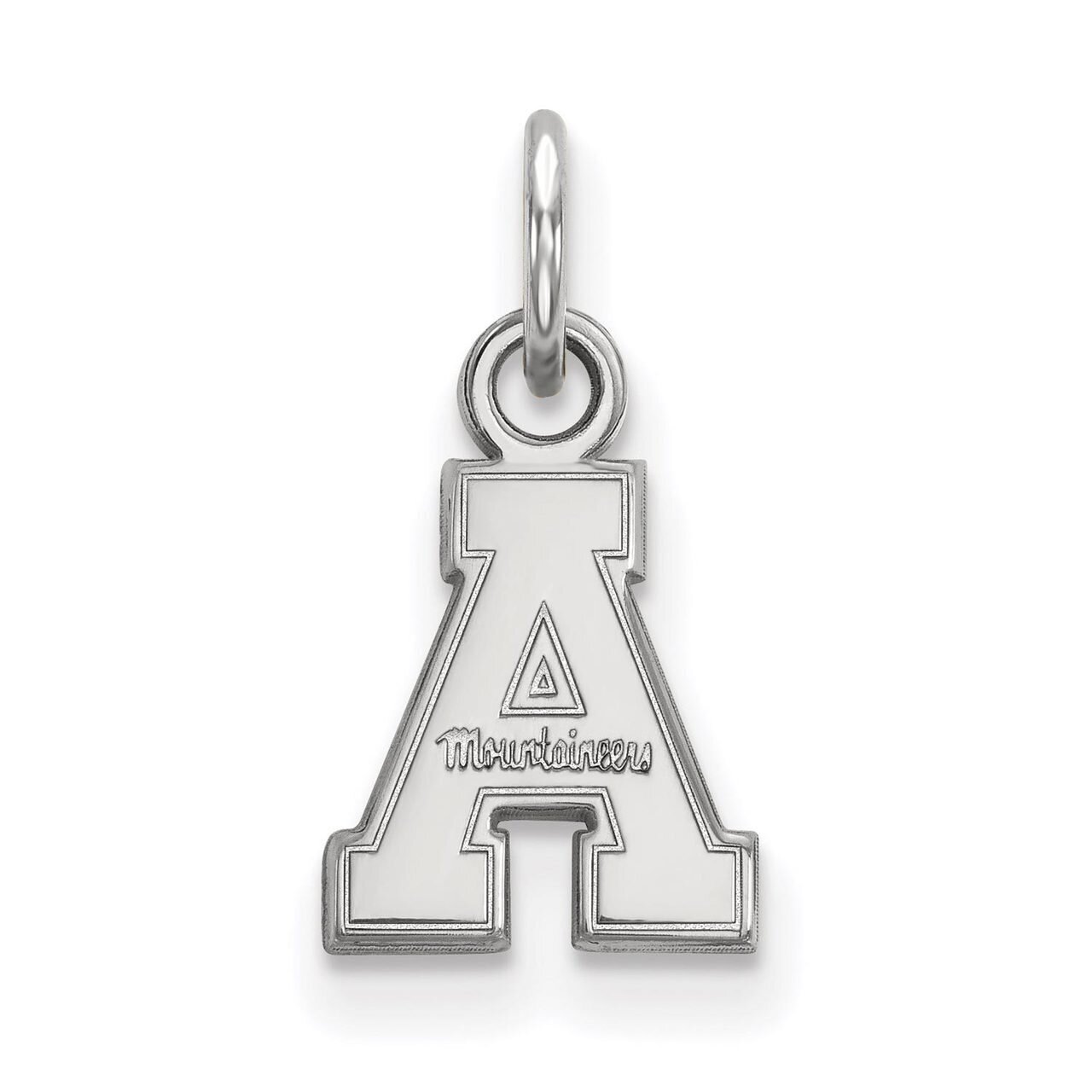 Appalachian State University Extra Small Pendant Sterling Silver SS001APS