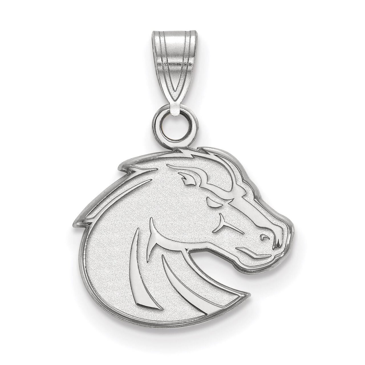 Boise State University Small Pendant Sterling Silver SS001BOS