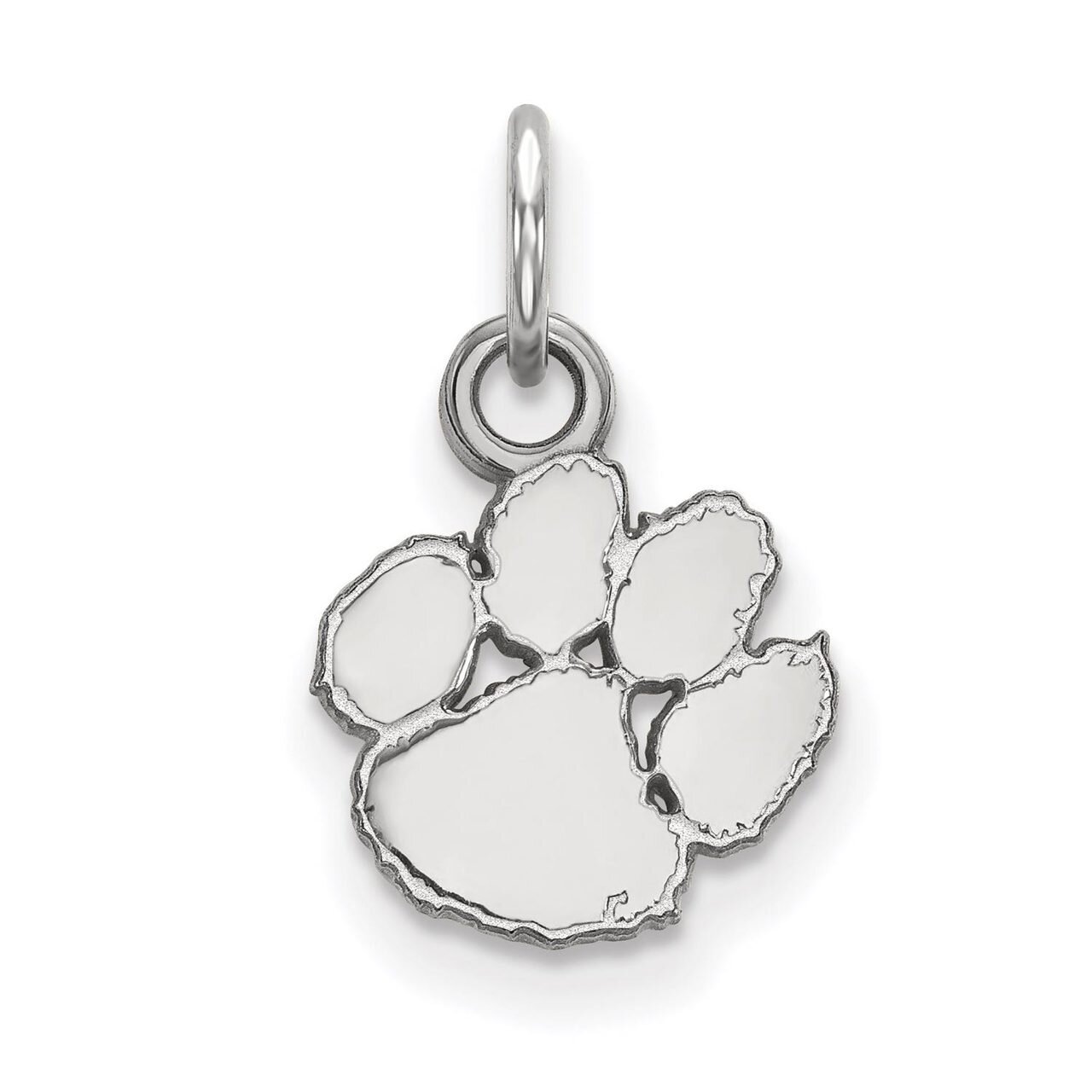 Clemson University Extra Small Pendant Sterling Silver SS001CU