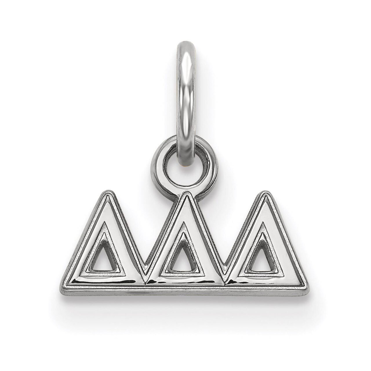 Delta Delta Delta Extra Small Pendant Sterling Silver SS001DDD, MPN: SS001DDD, 886774598291