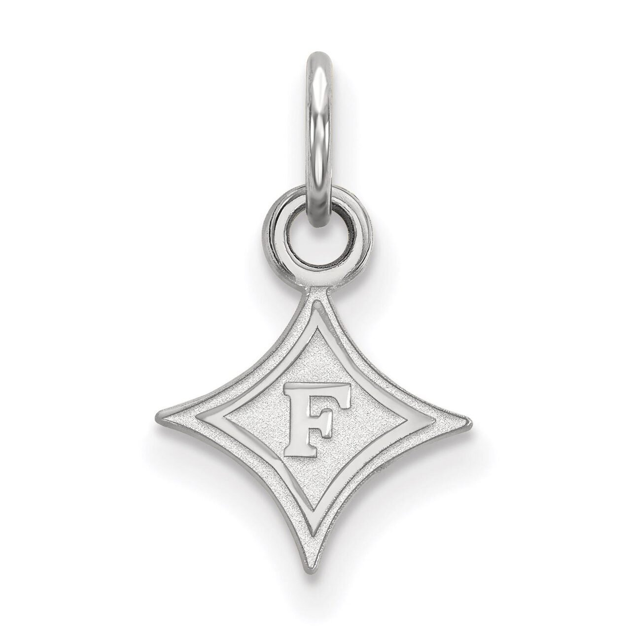 Furman University Extra Small Pendant Sterling Silver SS001FUU