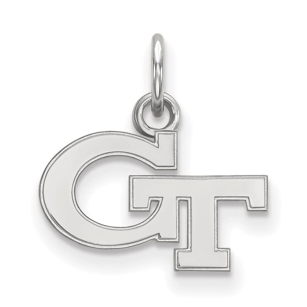 Georgia Institute of Technology Extra Small Pendant Sterling Silver SS001GT
