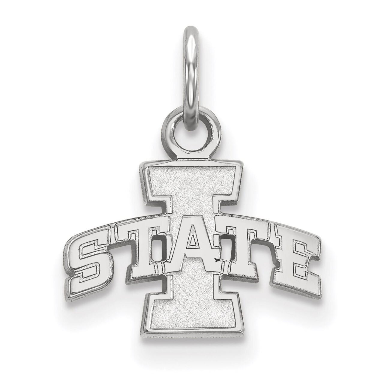 Iowa State University Extra Small Pendant Sterling Silver SS001IAS