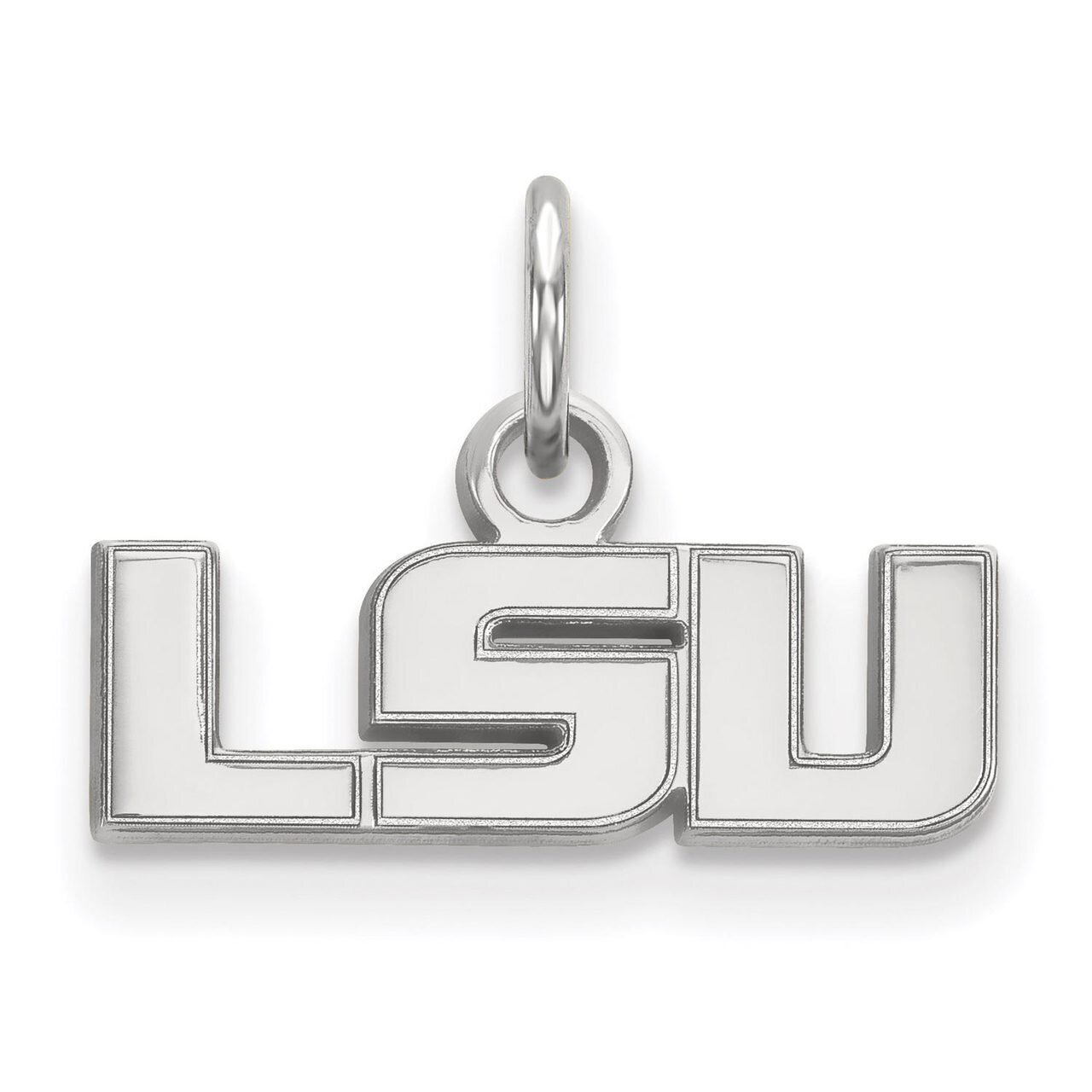 Louisiana State University Extra Small Pendant Sterling Silver SS001LSU