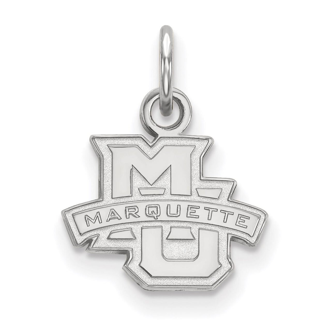 Marquette University Extra Small Pendant Sterling Silver SS001MAR