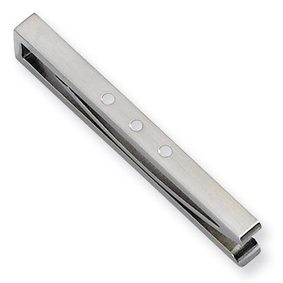 Enameled Tie Bar - Stainless Steel SRT104 by Chisel, MPN: SRT104, 883957737584