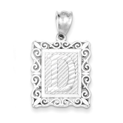 Initialharm Sterling Silver QC2770D, MPN: QC2770D, 883957906959
