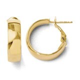 Leslie&#39;s Polished Hoop Earrings - 10k Gold HB-10LE104, MPN: 10LE104, 883957025551