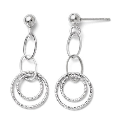 Leslie&#39;s Post Dangle Earrings - 10k White Gold HB-10LE135, MPN: 10LE135, 883957535685
