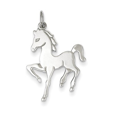 Horse Disc Sterling Silver QC3838, MPN: QC3838, 883957137445