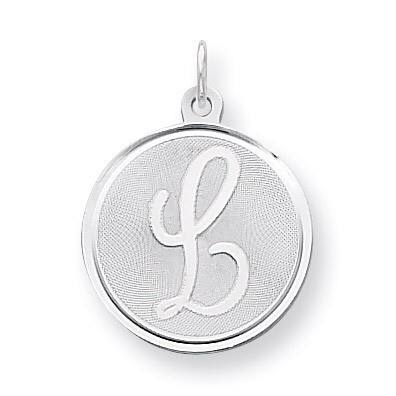 Brocaded Initial L Sterling Silver QC4162L, MPN: QC4162L, 883957529110