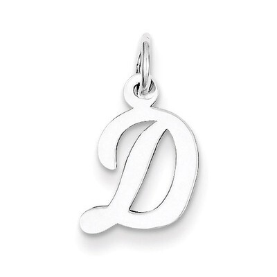 Script Initialharm Sterling Silver QC5080D, MPN: QC5080D, 883957578989